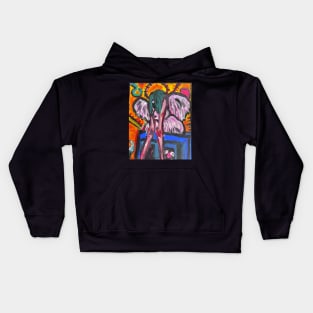 Tortured Angel (Basquiat) Kids Hoodie